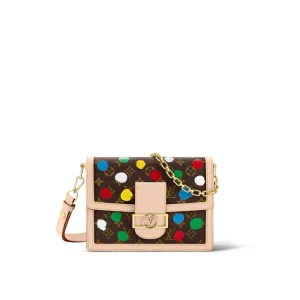 LV x YK Dauphine MM Bag Monogram Canvas in Women's Handbags Chain Bags and Clutches collections